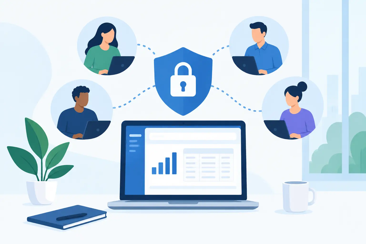 Cómo compartir el acceso a la contabilidad de forma segura con sus equipos